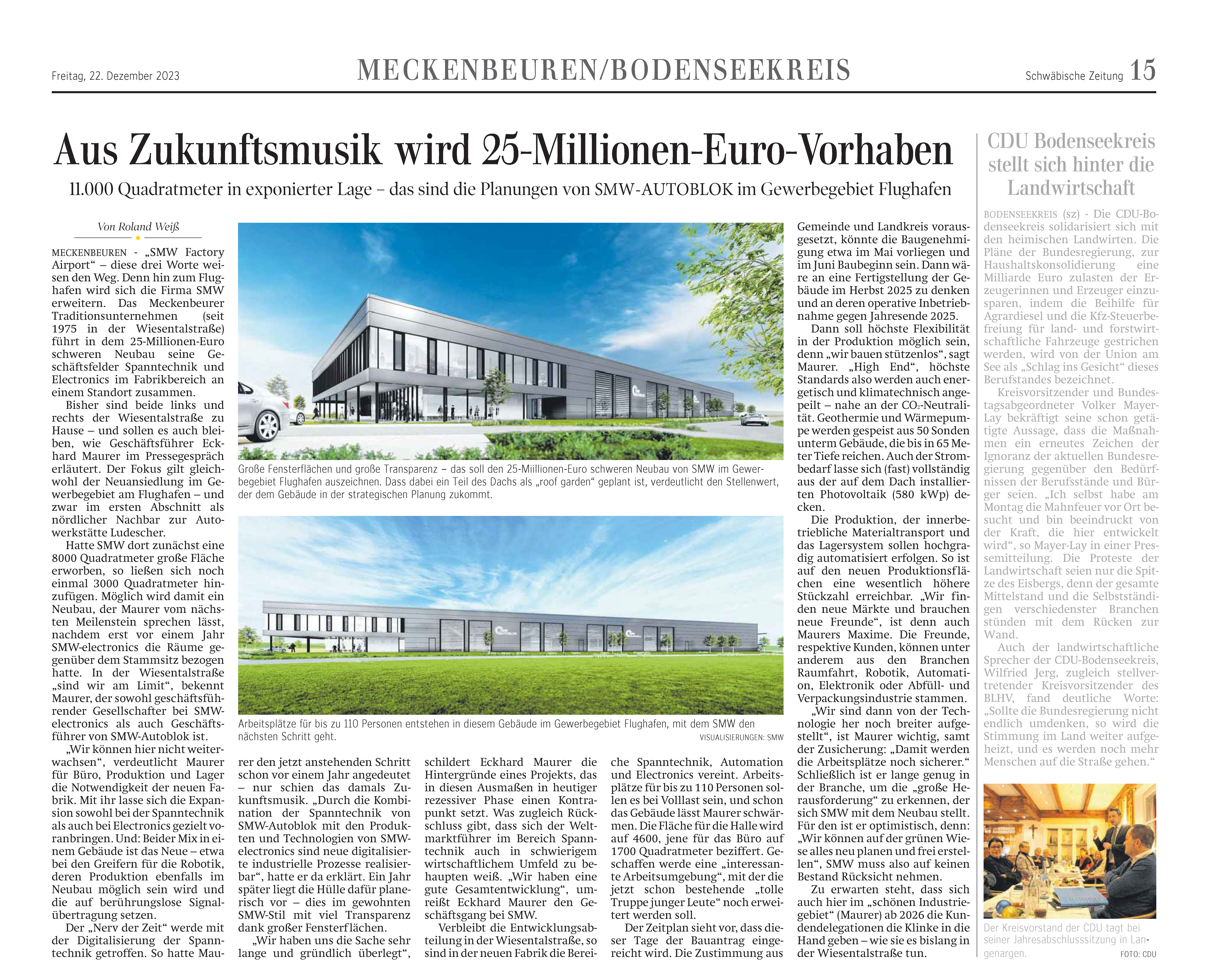 Presseveröffentlichung 22.12.2023